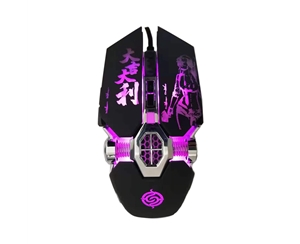 蝰蛇Q7 黑色 壓槍版有線鼠標(biāo) USB電競(jìng)鼠標(biāo)