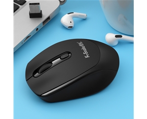 蝰蛇W500 黑色 無(wú)線2.4G鼠標(biāo)光電筆記本臺(tái)式電腦便攜辦公商務(wù)游戲