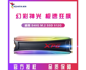威剛XPG 龍耀S40G 512GB SSD固態(tài)硬盤(pán)M.2接口(NVMe協(xié)議)