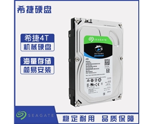 希捷 4TB 監(jiān)控硬盤(pán)VX007 3.5英寸 STAT3.0