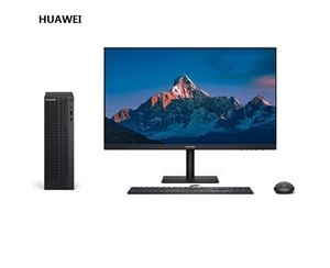 華為 辦公商用臺(tái)式機(jī)家用電腦主機(jī)16G高速內(nèi)存小機(jī)箱+23.8英寸顯示器/游戲B515內(nèi)置WiFi R5/8GB+256GB SSD+23.8顯示器