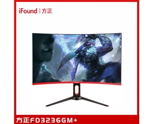 方正FD3236GM+ 31.5英寸144Hz電競2K升降旋轉曲面液晶顯示器