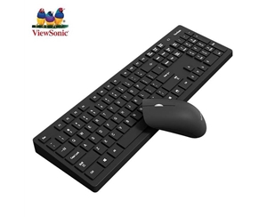 優(yōu)派 CW1265 PRO 黑色 無線鍵盤鼠標(biāo)套裝筆記本臺(tái)式電腦辦公家用鍵鼠防濺水游戲通用