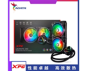 威剛 XPG L240 一體式水冷CPU散熱器 RGB/240mm冷排/12cm翼刀風扇/全銅水冷頭